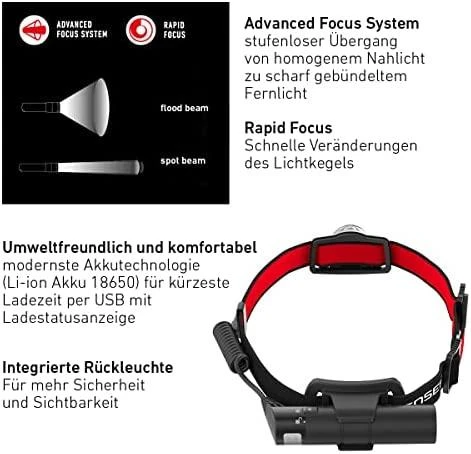 Galvos prožektorius LED Lenser H8R