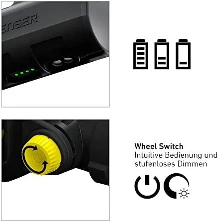 LED Lenser Galvos Žibintas - LEDLENSER H7R 1000lm Įkraunamas Juodas