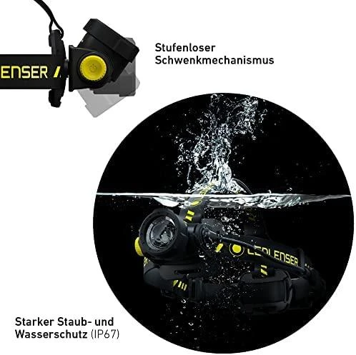 LED Lenser Galvos Žibintas - LEDLENSER H7R 1000lm Įkraunamas Juodas
