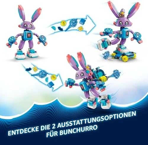 LEGO® DREAMZzz Izzie ir žaidimų triušiukas Bunchurro (71490)