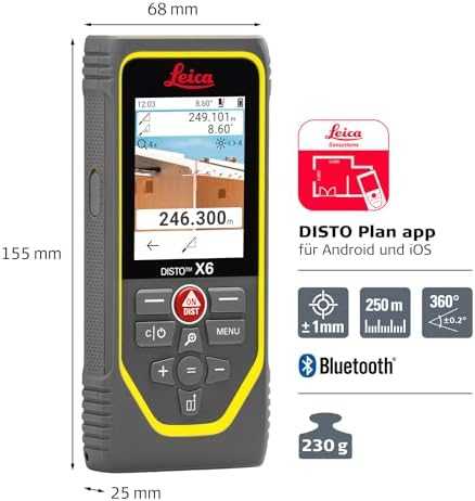 Leica Geosystems Lazerinis atstumų matuoklis Leica Disto X6 P2P