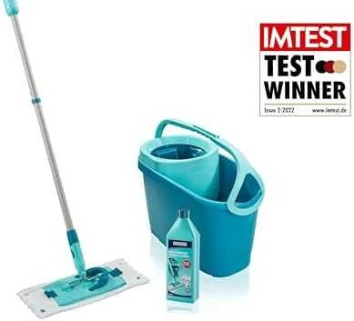 Leifheit 52127 rinkinys - šluostė ir kibiras „Clean Twist M Ergo“ + NEMOKAMAS itin stiprus grindų valiklis 1 l