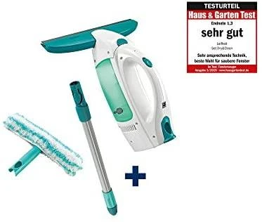 Leifheit Window vacuum cleaner, Baltas/žalias, Cordless