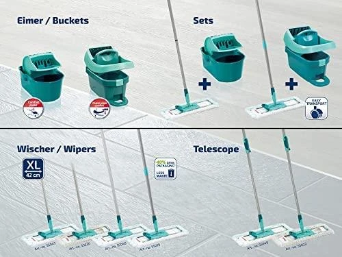 Leifheit Grindų šepečio kibiras PROFI COMPACT