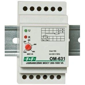 F&F OM-631 OGR.MOCY 230V 16A 200-1000VA 3MOD
