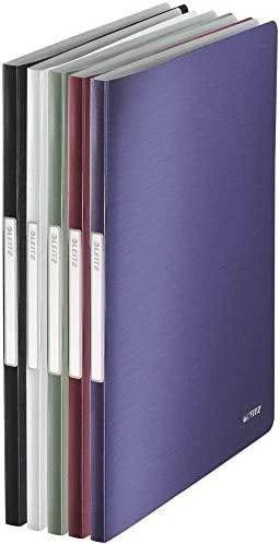 Aplankas su įmautėmis Leitz Style PP (20) A4, juodas 0813-001
