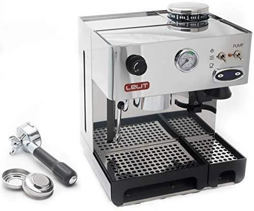 Kavamalė Lelit Anita PL41TEM PID Espresso Kavos aparatas Grinder - Sidabrinis