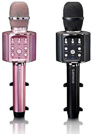 LENCO BMC-090 Karaoke-Mikrofonas, juodas