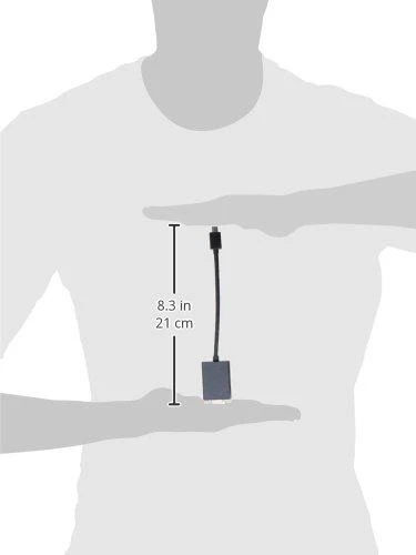 Lenovo mini-DisplayPort į VGA adapterio dydis