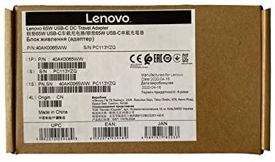 „Lenovo“ nešiojamojo kompiuterio kintamosios srovės adapteris 65 W, USB-C, 24 V (40AK0065WW)