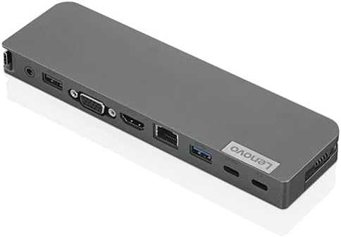 Terminal sieciowy Lenovo Lenovo 40AU0065UK doko stotelė Przewodowa USB 3.2 Gen 1 (3.1 Gen 1) Type-C Juodas