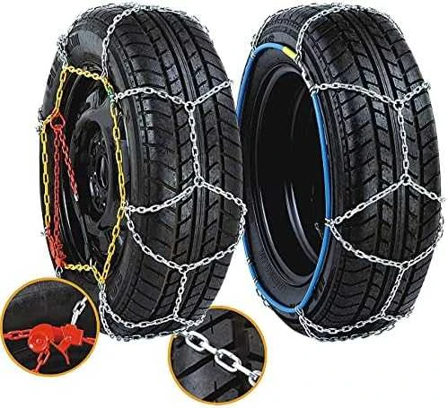 Sniego grandinės automobiliui su tvirtinimo detalėmis