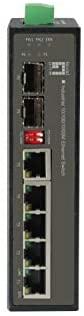 Šakotuvas Carruzzo LevelOne IES-0600 tinklo komutatorius Gigabit Ethernet (10/100/1000) Juoda