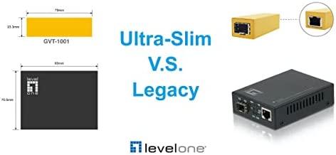 Šakotuvas Level One LevelOne Konverter GVT-1001 Ultra-Slim RJ45 į SFP