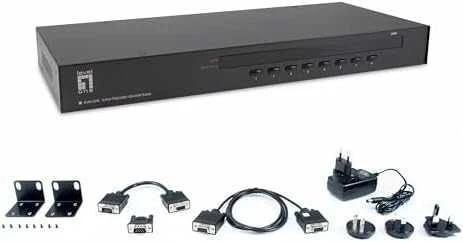 Level One Carruzzo LevelOne KVM-3208 KVM jungiklis Stovo montavimas Juoda