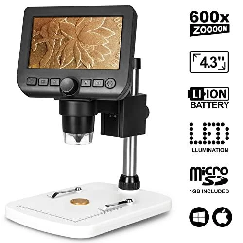 Skaitmeninis mikroskopas Levenhuk DTX 350 LCD 20x-600x