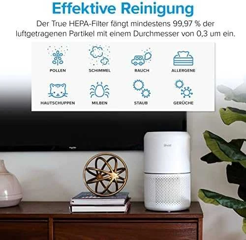 Levoit Core300-RF-MB – filtrų bakterijos ir virusinės pro Core300S ir Core300