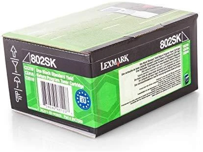 Lexmark 80C2SKE Cartridge, Juodas, 2500 pages