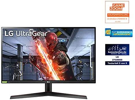 LG UltraGear 27GN800-B 27インチ Monitor Gaming LG UltraGear™ QHD de 27 pulgadas y 144Hz