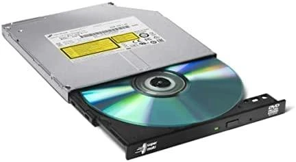 Hitachi Lg H.L duomenų saugykla 9,5 mm plonas DVD-rašytuvas GUD0N vidinis, sąsaja SATA, DVD±RW, CD skaitymo greitis 24 x, CD įrašymo greitis 24 x, Juodas