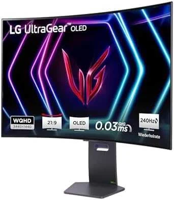 LG 39" ULTRAGEAR? OLED CURVED 21:9 GAMING MONITORIUS | WQHD 800R, 240HZ, 0.03MS (GTG), HDR400 TRUE Juodas