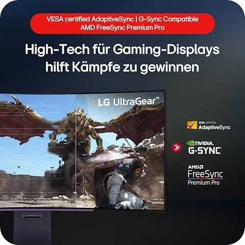 LG 39" ULTRAGEAR? OLED CURVED 21:9 GAMING MONITORIUS | WQHD 800R, 240HZ, 0.03MS (GTG), HDR400 TRUE Juodas