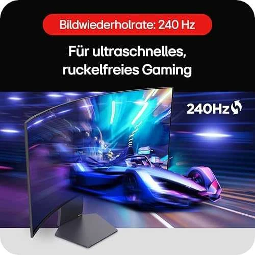 LG 39" ULTRAGEAR? OLED CURVED 21:9 GAMING MONITORIUS | WQHD 800R, 240HZ, 0.03MS (GTG), HDR400 TRUE Juodas