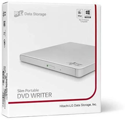 LG H.L duomenų saugykla | Itin plonas nešiojamasis DVD rašiklis | GP57EW40 | Sąsaja USB 2.0 | DVD±R/RW | CD skaitymo greitis 24 x | CD įrašymo greitis 24 x | Baltas | Stalinis kompiuteris / Nešiojamasis kompiuteris