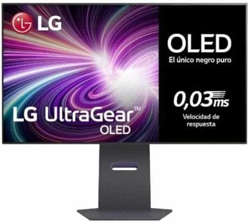 Žaidimų monitorius LG UltraGear 32" Dual-Mode OLED 4K, su garsiakalbiais