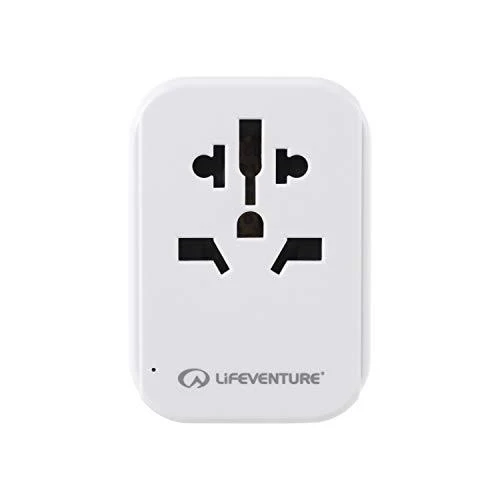 Lifeventure kelioninis adapteris su USB jungtimi