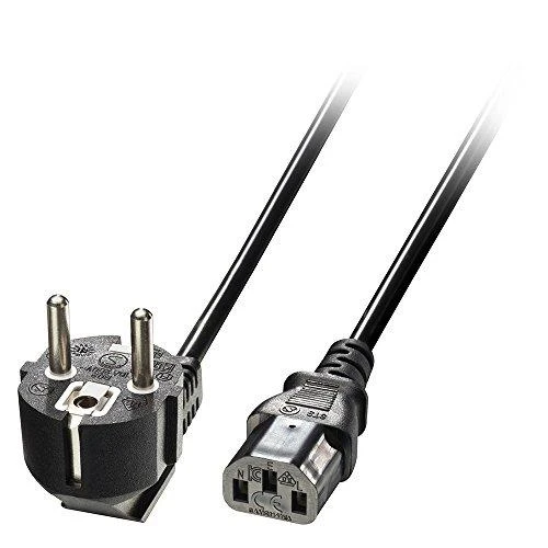 Maitinimo Laidas - LINDY Schuko Kištukas į C13, 3m, 10A/250V, PVC, Varis, Juodas