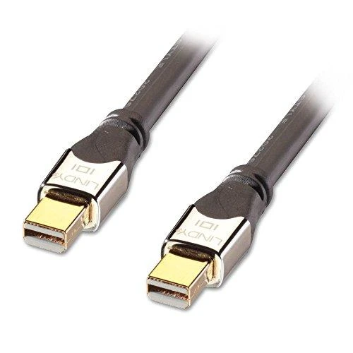 Kabelis Lindy Rodyti Port Mini - DisplayPort 0.5m sidabro (36310)