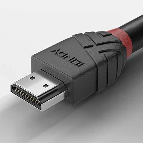 HDMI Laidas - LINDY Juodas Line HDMI Didelės Spartos M/M, 4096x2160@60Hz, 1 m, Juodas