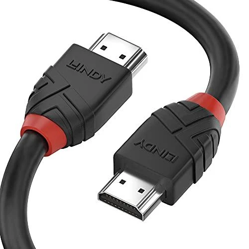 HDMI Laidas - LINDY Juodas Line HDMI Didelės Spartos M/M, 4096x2160@60Hz, 1 m, Juodas