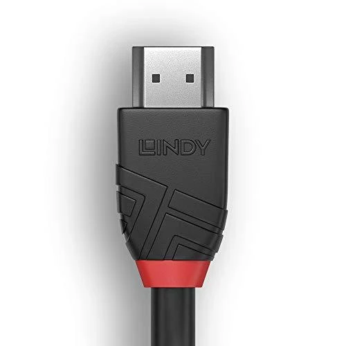 HDMI Laidas - LINDY Juodas Line HDMI Didelės Spartos M/M, 4096x2160@60Hz, 1 m, Juodas