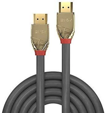 HDMI kabelis - LINDY Gold Line Didelės Spartos HDMI Kabelis M/M, 3 m, Pilkas