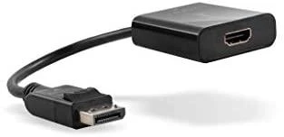 Adapteris - LINDY DisplayPort 1.2 į HDMI 4K 60Hz Aktyvus Adapteris Konverteris, 3840x2160@60Hz, 100 mm, Juodas