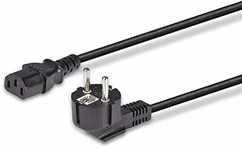 Maitinimo Laidas - LINDY Schuko Kištukas į C13, 2m, 10A/250V, Varis, PVC, Juodas