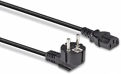 Maitinimo Laidas - LINDY Schuko Kištukas į C13, 2m, 10A/250V, Varis, PVC, Juodas