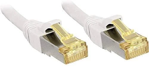 Tinklo Kabelis - LINDY RJ45 S/FTP LSZH Tinklo Kabelis, Cat.6A Kištukas, Cat.7 Neapdirbtas Kabelis, 3 m, Baltas
