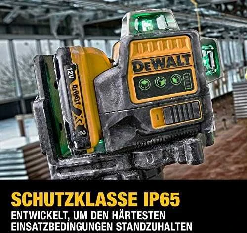 Dewalt kryžminių linijų lazeris DCE089D1G-QW, žalias