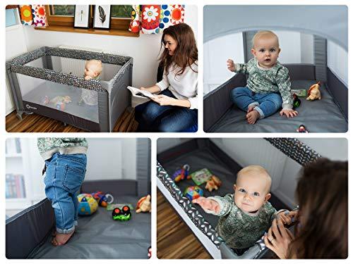 Kelioninė lovytė-maniežas Lionelo Adriaa, Turquoise Scandi