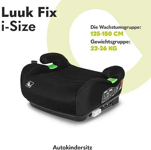 LIONELO automobilinė kėdutė Luuk Fix i-i-size juoda anglies pluoštas