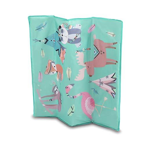 Kelioninė lovytė-maniežas Lionelo Lene, Turquoise Scandi