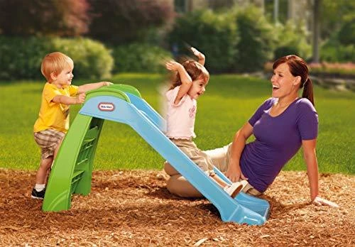 „Little Tikes Garden Slide“ pirmiausia slidinkite mano pirmąjį 95 cm mėlyną