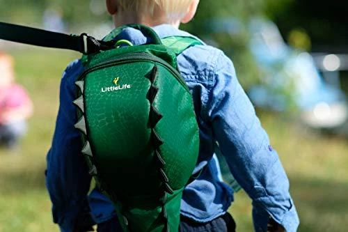 Vaikiška kuprinė-krokodilas „LittleLife Toddler Backpack Crocodile“ - Žalia