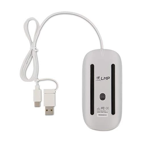 Pelė LMP Easy Pelė USB-C, sidabrinė
