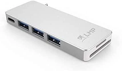 Šakotuvas LMP USB-C Basic Hub, sidabrinis