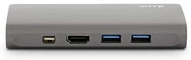 Jungas. stot. LMP USB-C Travel Dock 4K 9 Port pilkas