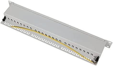 „LogiLink Patch“ skydelis 19 colių 1U 24x RJ-45 Cat.6A pilka (NP0060)